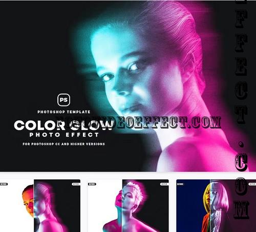 Color Glow Photo Effect - F268DK2