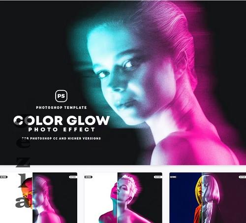 Color Glow Photo Effect - F268DK2