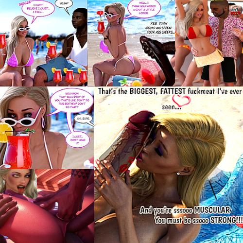 Dynamoob - Amanda's holidays 3D Porn Comic