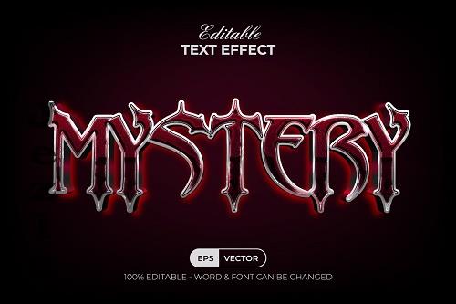 Mystery Text Effect Horror Style - 42295483