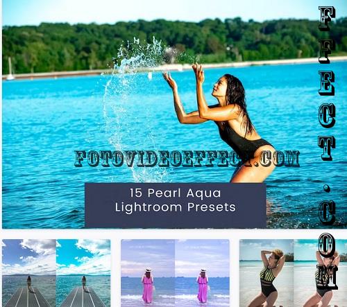 15 Pearl Aqua Lightroom Presets - LUEL66Q