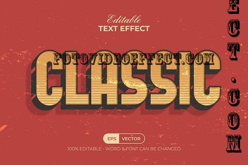 Classic Text Effect Style - 42310268