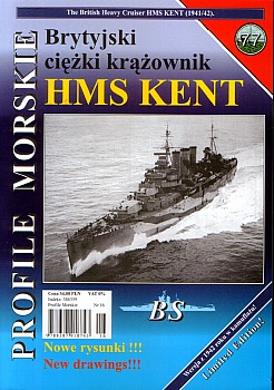 BS - Profile Morskie 77 - Brytyjski ciezki krazownik HMS KENT