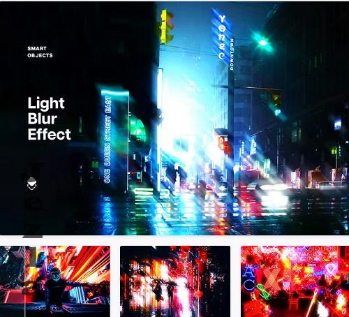 Light Blur Photo Effect - 42308978