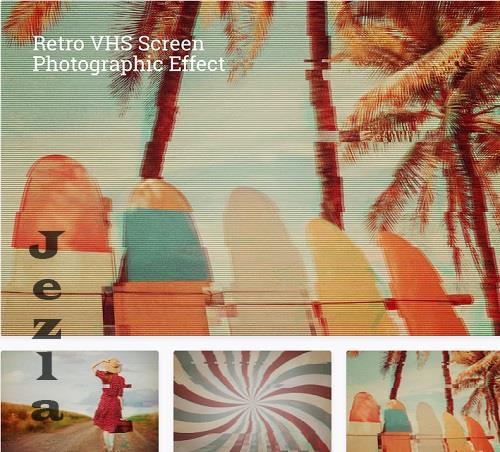 Retro VHS Screen Photographic Effect - PQ3249F