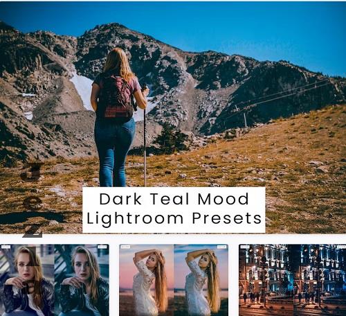 Dark Teal Mood Lightroom Presets - MMJTZ3Z