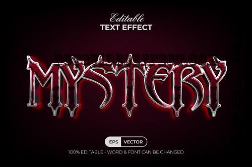 Mystery Text Effect Horror Style - 42295483