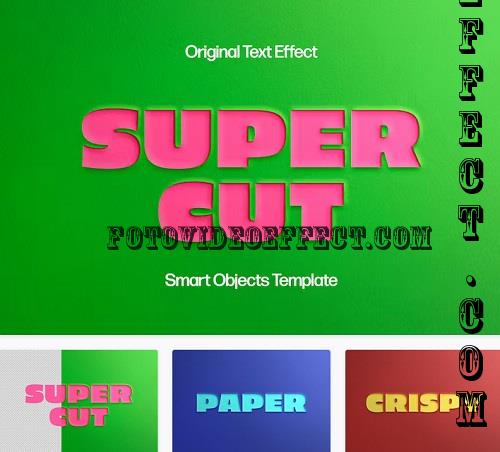 Supercut Text Effect - 42315181