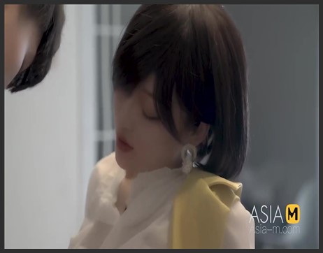 The Passion Of Black Stockings Female Reporter 3P MMZ 052 Model Media Asia