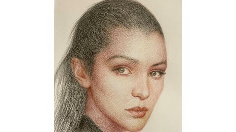 Master The Portrait Drawing Using Colour Pencils Series–1