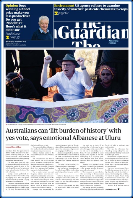 The Guardian Australia - 11 October 2023 6dead242ac4a700d3c04ff34d0ea5c16