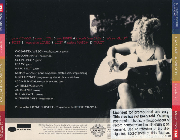 Cassandra Wilson - Thunderbird (2006) (Lossless + 320)