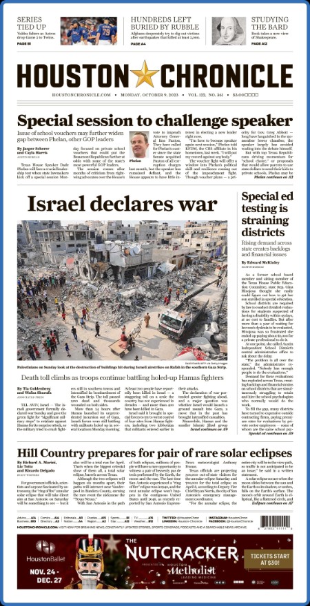 Houston Chronicle - 9 October 2023 9a5cdfb4e05a266ea3dfcc6ee277b653