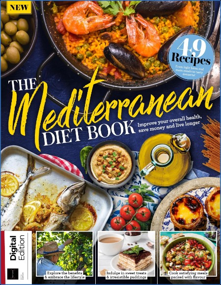 The Mediterranean Diet Book - 5th Edition - 11 October 2023