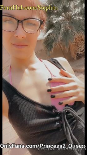 Stephanie Lovell TS (@princess2 queen) - Having Fun Outside The Other Day F ...