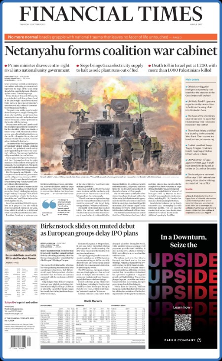 Financial Times Middle East - 12 October 2023