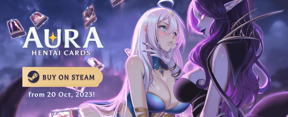 Aura: Hentai Cards [InProgress, 0.4] (TopHouse Studio) [uncen] [2023, ADV, ahegao, animation, big ass, big tits, creampie, fantasy, harem, interracial, male protagonist, milf, mobile game, monster girl, point & click, romance, sandbox, vaginal sex, Android] [rus+eng]