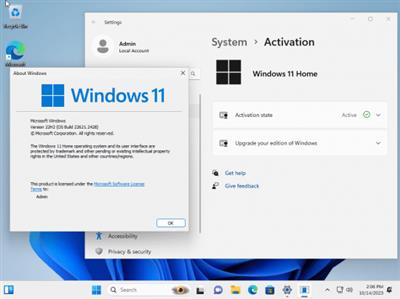Windows 11 AIO 16in1 22H2 Build 22621.2428 (No TPM Required) Preactivated  Multilingual October 2023