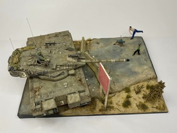 Merkava Mk.1 Hybrid Crowd Control (Diorama) Photos