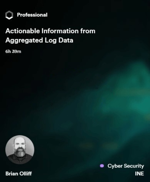 INE - Actionable Information from Aggregated Log Data