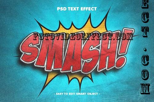 Smash Comic Blast Psd Text Effect - 3FFZ455