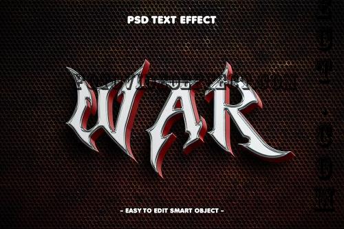 War Metal 3d Layer Style Text Effect - TCB2PN7