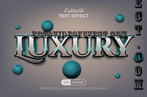 Luxury Text Effect Shiny Style - 58620900