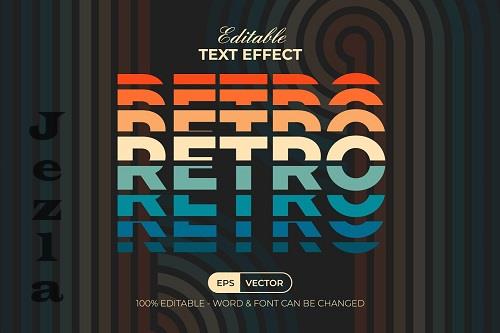 Retro Text Effect Style - 50811970