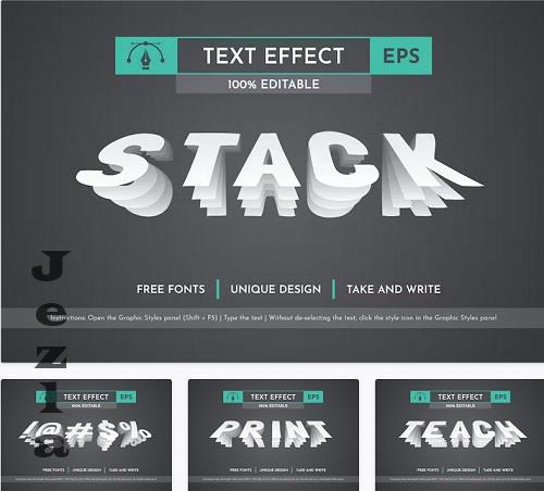 Stack - Editable Text Effect - 42306223