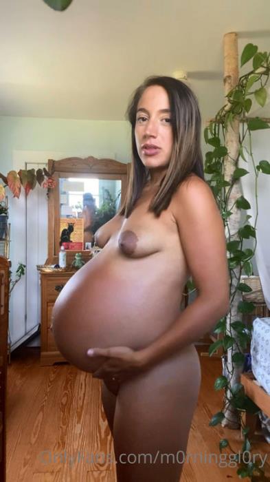 M0rninggl0ry  -  Pregnant Tanned Belly