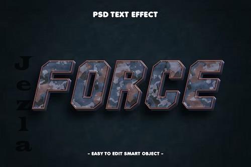 Force Dynamic 3d Psd Layer Style Text Effect - XRBP8J