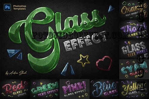 Glass Text Effects - 43919494