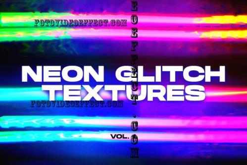Neon Glitch Textures VOL. 1 - KPN8HGB