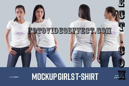 2 Mockups Girls T-Shirt - CF8CNG7