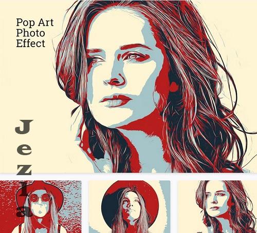 Pop Art Photo Effect - 386CD8X