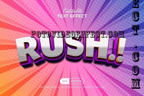 3D Text Effect Comic Style - 58624783