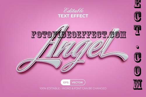 Angel Pink Text Effect Style - 58623757