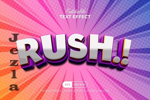 3D Text Effect Comic Style - 58624783