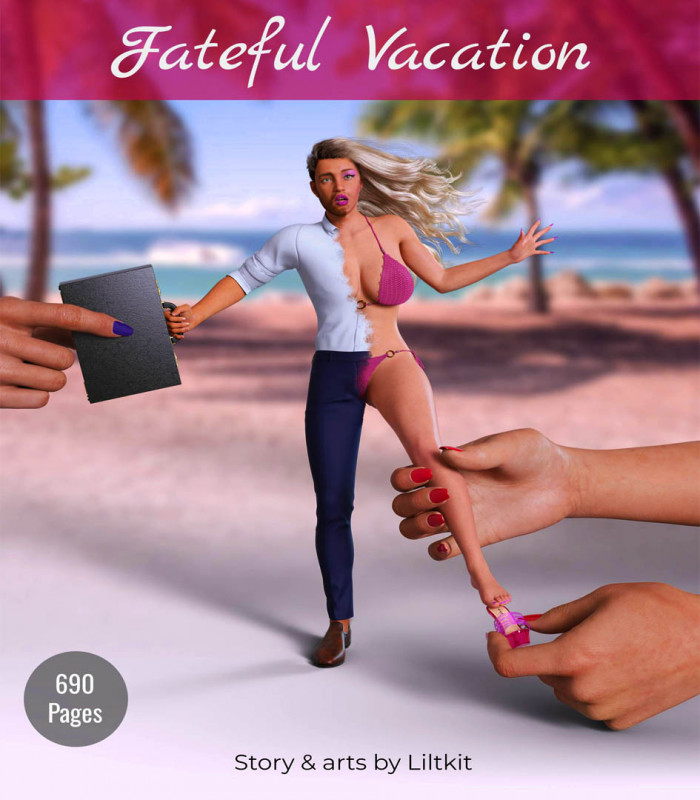 LilTKit - Fateful Vacation 3D Porn Comic