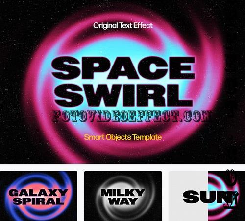 Galaxy Swirl Text Effect - 82732794