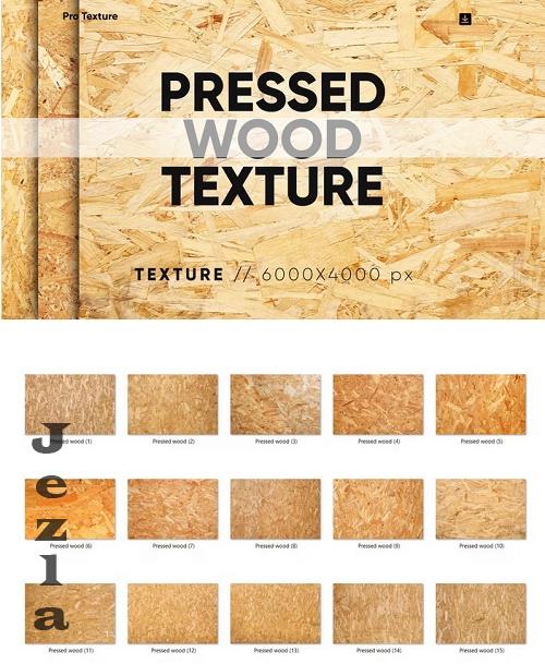 15 Pressed Wood Texture HQ - 43919462