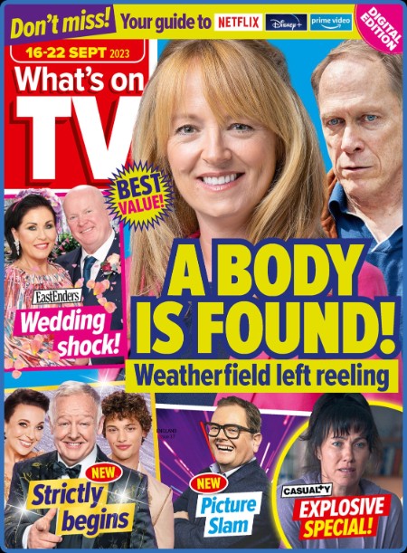 What's on TV - 16 September 2023