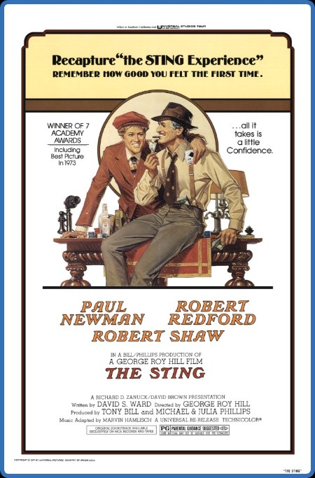 The Sting (1973) 1080p 10bit BluRay x265 HEVC Org VCD Hindi DD 2 0 224Kbps English...