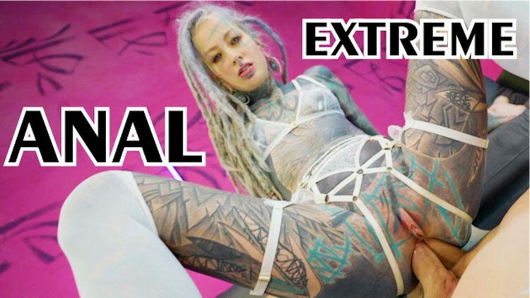 LegalPorno/AnalVids: Anuskatzz - Extreme TATTOO DAP Action  Two big dicks in one ASS - anal gapes, squirt, ATM [HD 720p]