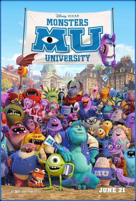 Monsters University (2013) 1080p 10bit BluRay HEVC x265 Hindi 5 1 English AAC 5 1 ...