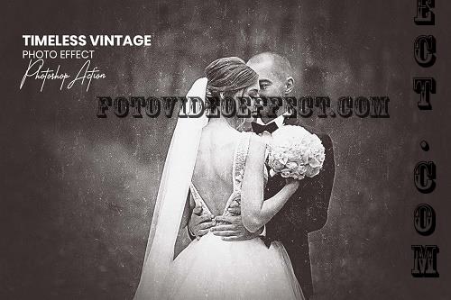 Timeless Vintage Photo Effect - 91543102