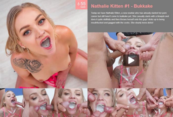 Nathalie Kitten #1 Bukkake (FullHD 1080p) - PremiumBukkake - [2023]