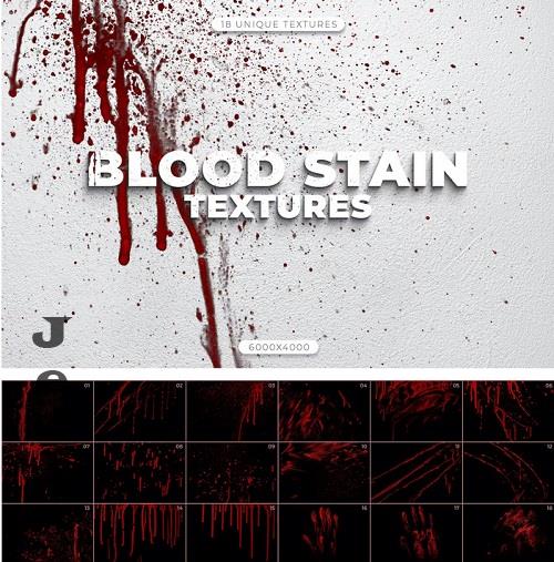 18 Isolated Blood Stain Textures - ENXHN7W