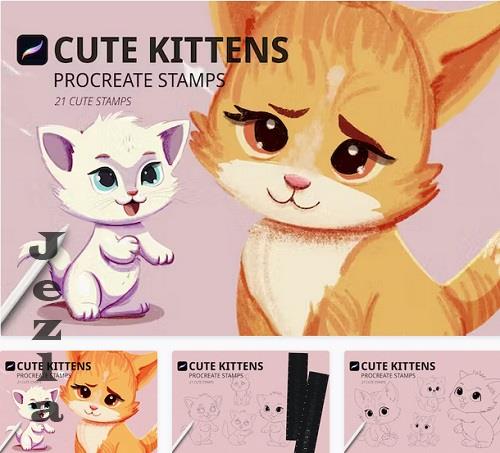 Cute Kittens for Procreate - 96DT2GM