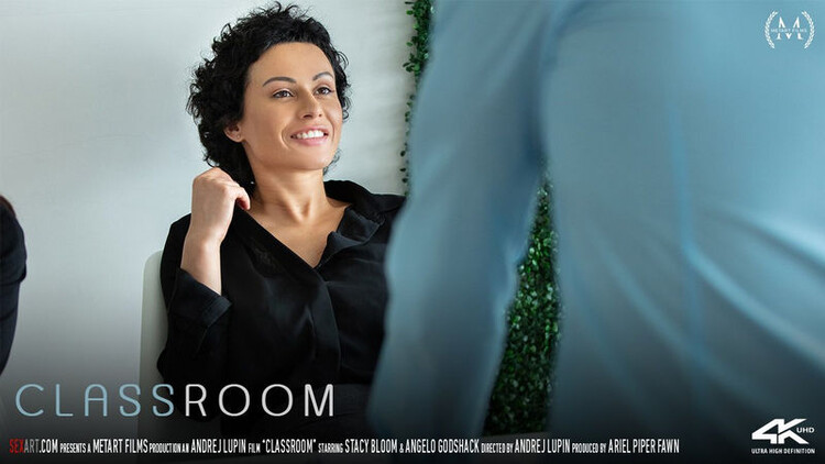 Stacy Bloom and Angelo Godshack - Classroom (SexArt/MetArt) HD 720p